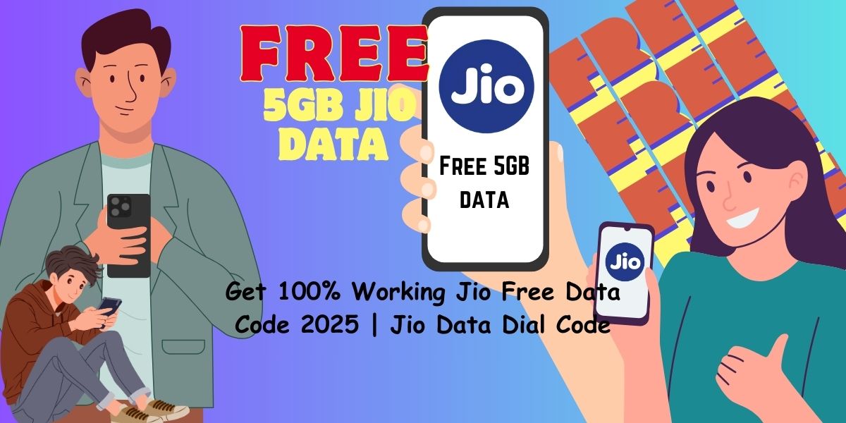 Get 100% Working Jio Free Data Code 2025 | Jio Data Dial Code