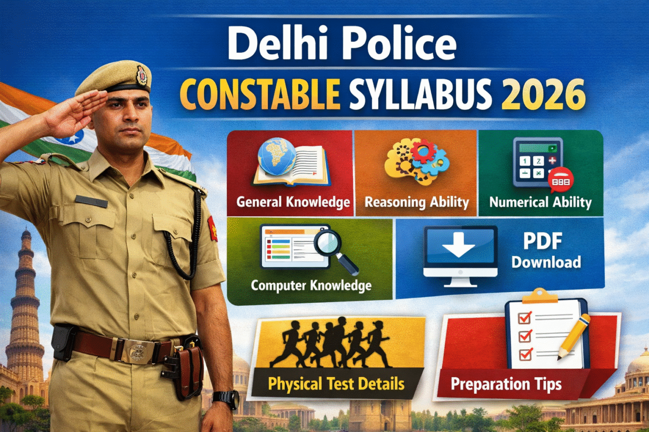 delhi police constable syllabus