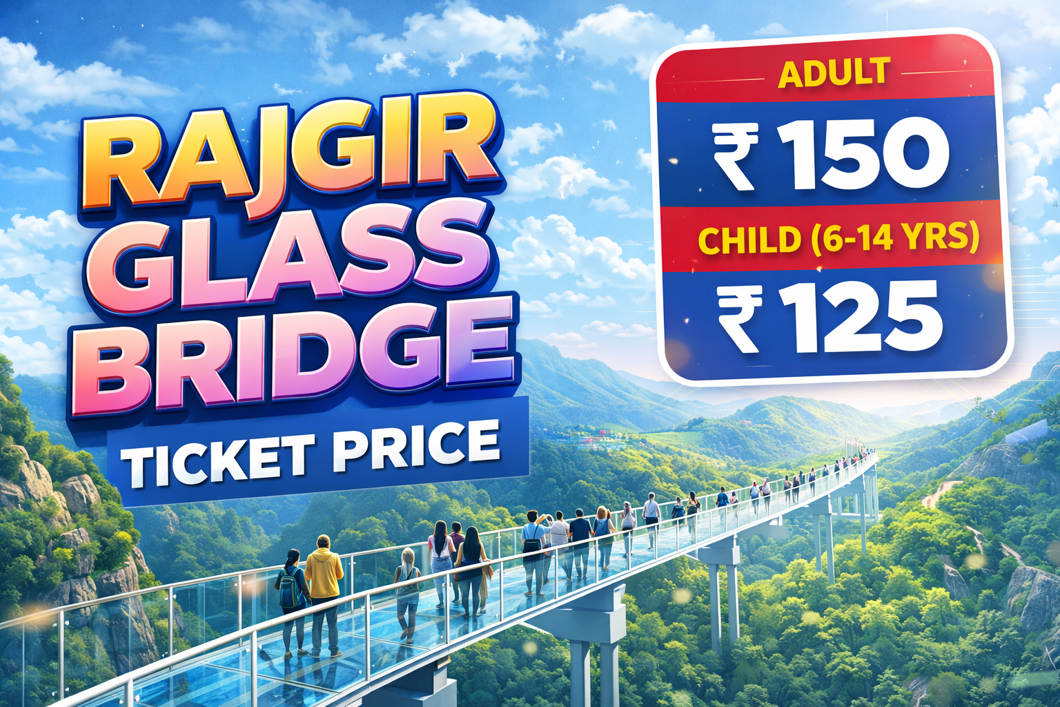 Rajgir Glass Bridge Ticket Price