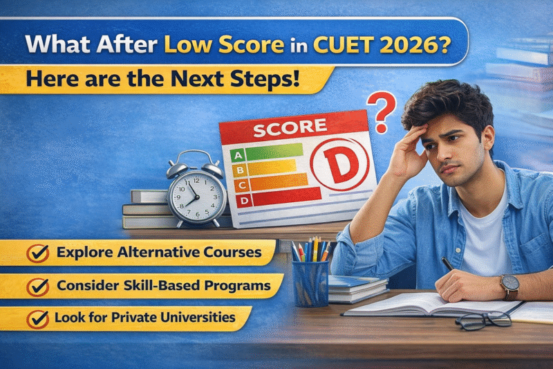 What After Low Score in CUET 2026? Here are the Next Steps!