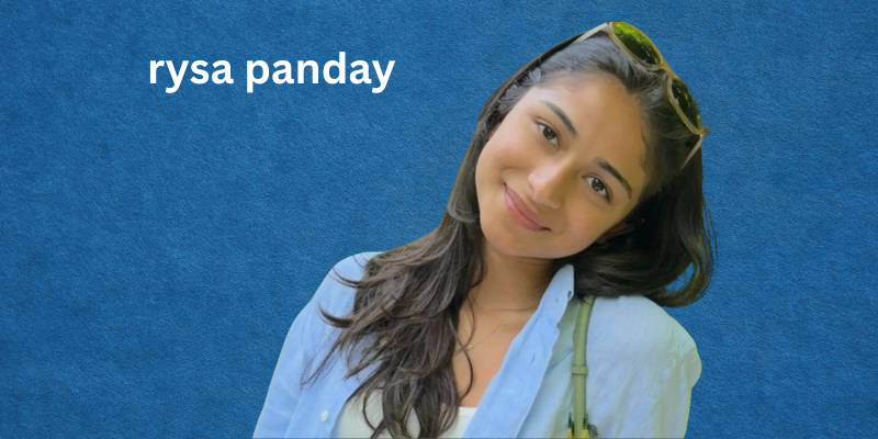 "Rysa Panday posing gracefully at a public event in Mumbai."