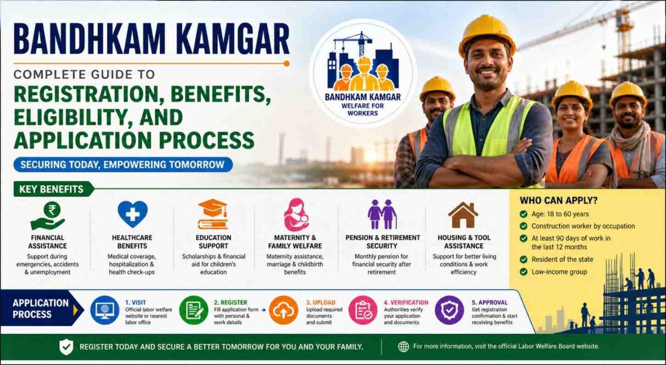 Bandhkam Kamgar: Complete Guide to Registration, Benefits, Eligibility, and Application Process